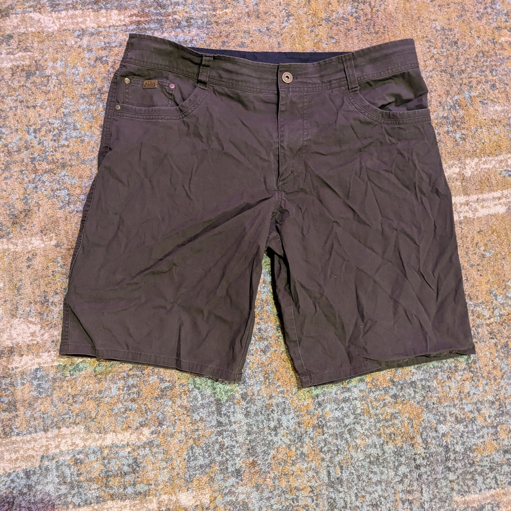 Kuhl Men's Dark Gray Flat Front Shorts